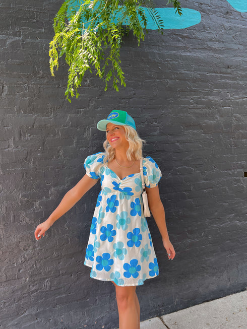 Full Bloom Mini Dress